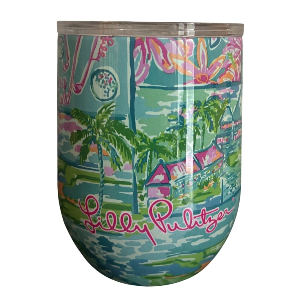Lilly Pulitzer | Insulated SS Wine Glass | Honda Multi Classic Golf Tumbler